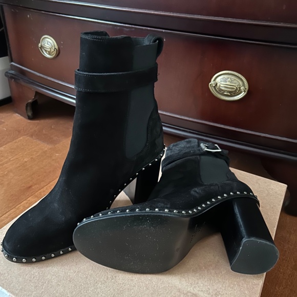 Rag & bone black suede ankle boots - Picture 2 of 8
